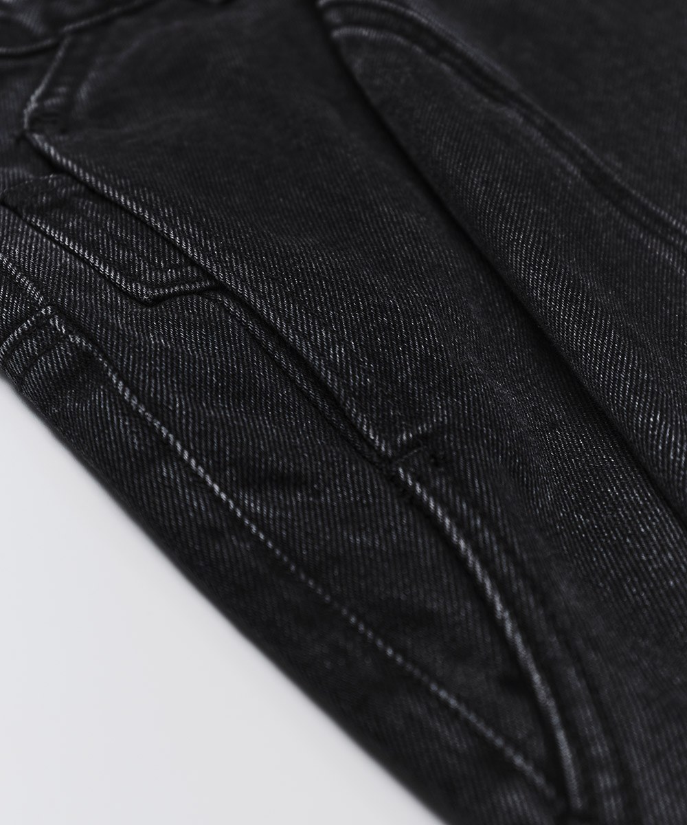 水洗修身丹寧褲 Washed Flared Denim Pants