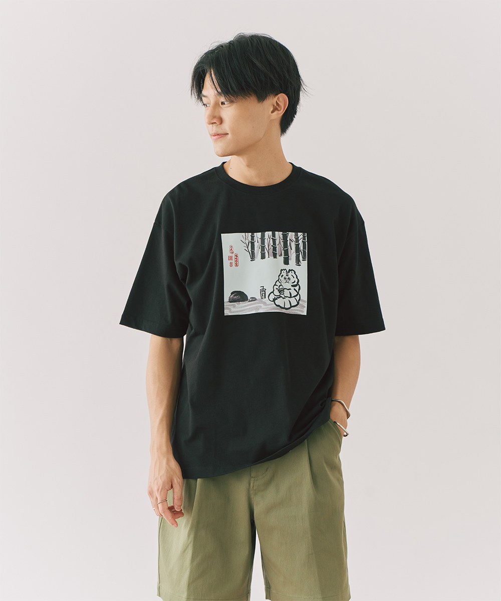 小虎愛吃漢堡包圖TEE
