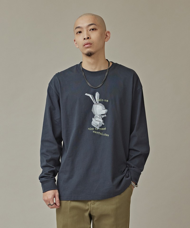 CRV0141-231 文泰 x plain-me 3D兔圖TEE