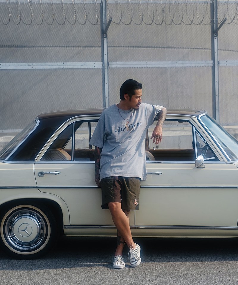 印花短TEE Pinup Model AirForce Tee