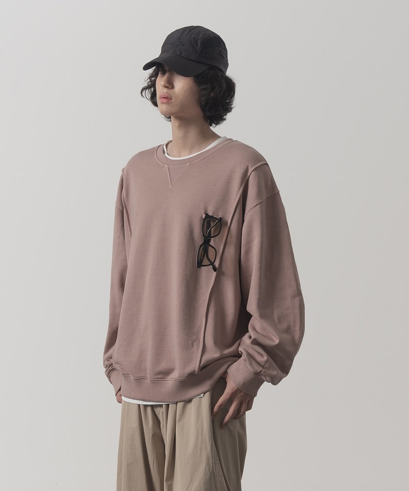 圓領衛衣 HORIZON PIGMENT DYING SWEAT T-SHIRT