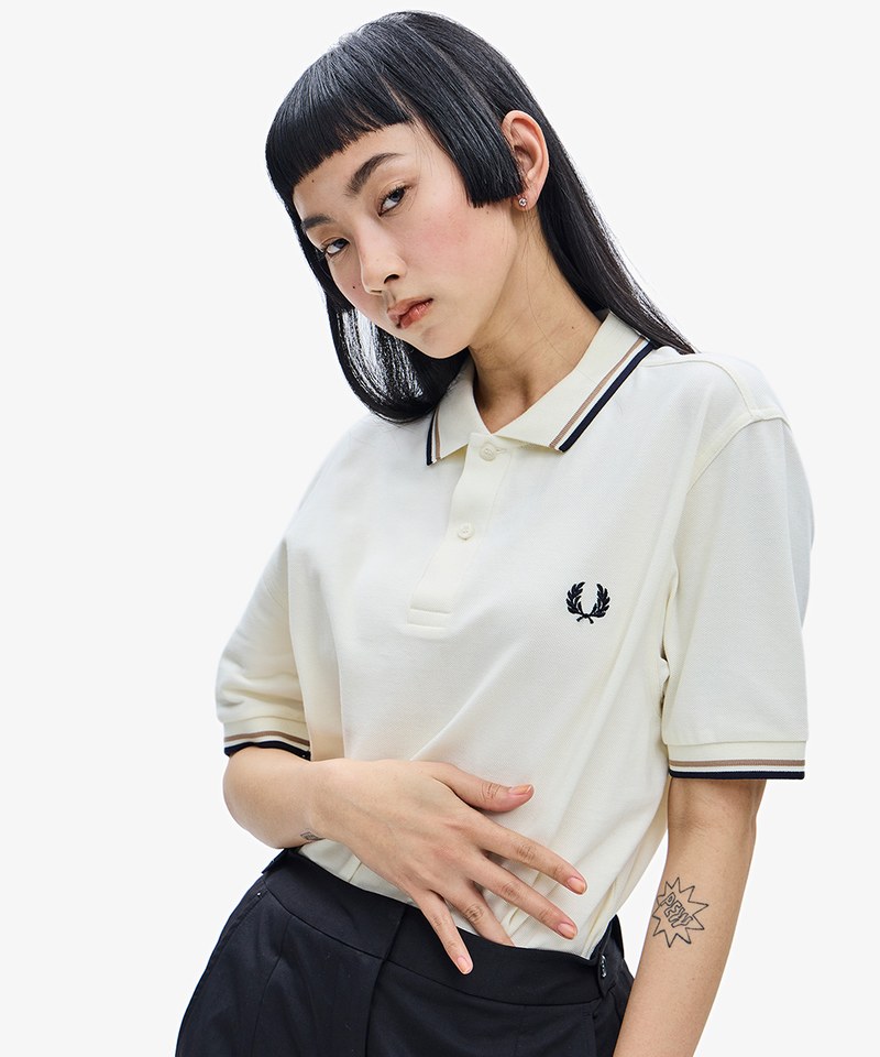 471 海軍藍*白*亮紅/S-M3600 TWIN TIPPED FRED PERRY SHIRT 經典雙滾邊POLO衫