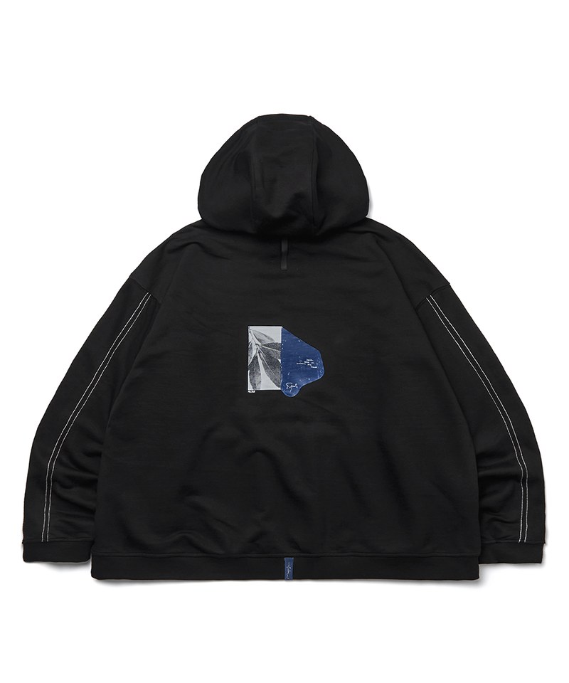 MSN0703-231 MELSIGN 植物印花帽TEE Botanical Graphic Hoodie