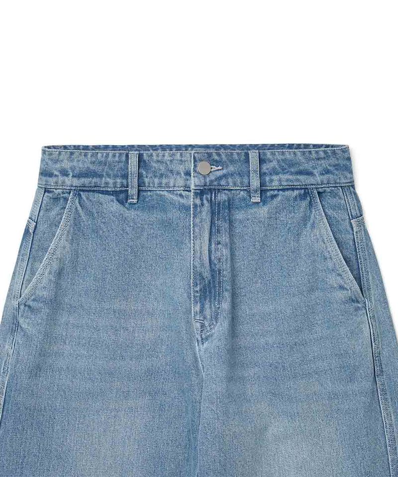 MELSIGN 直筒牛仔褲 Label Deep Denim