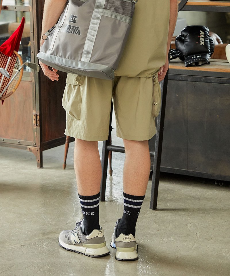 立體可拆袋工裝短褲