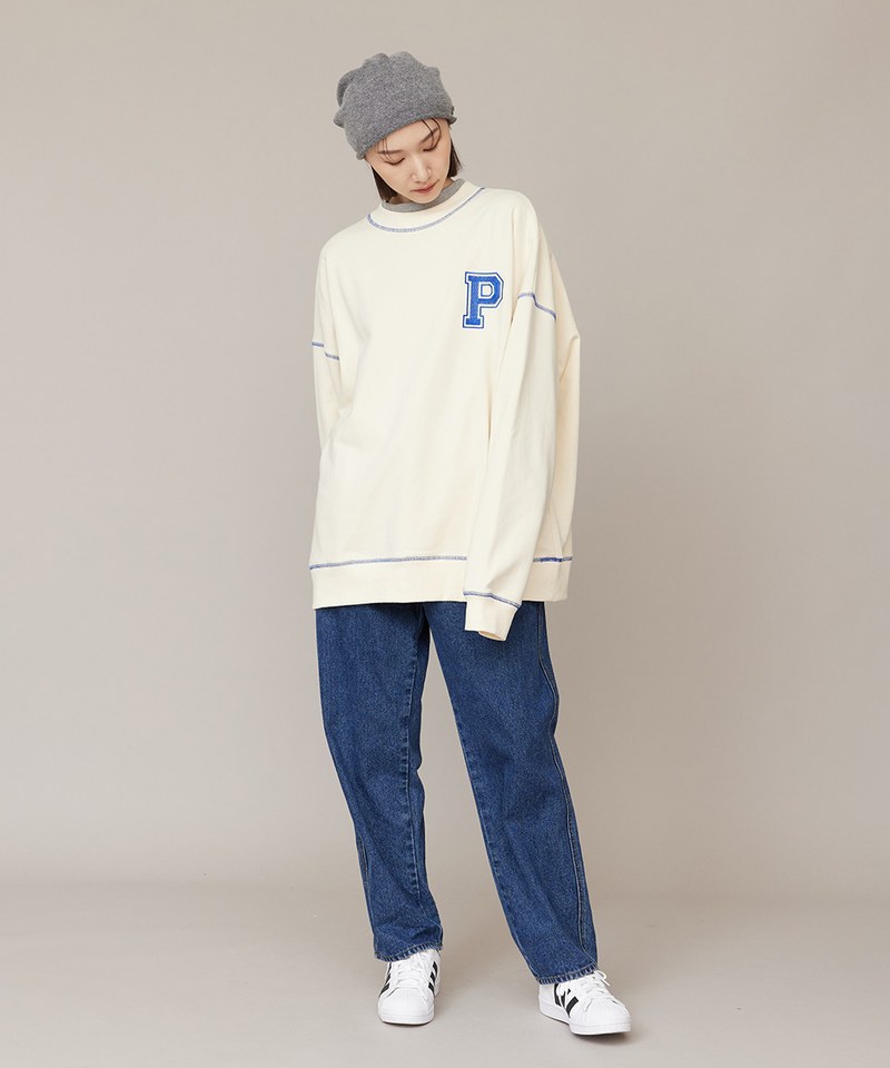 P-LOGO 鬆身衛衣