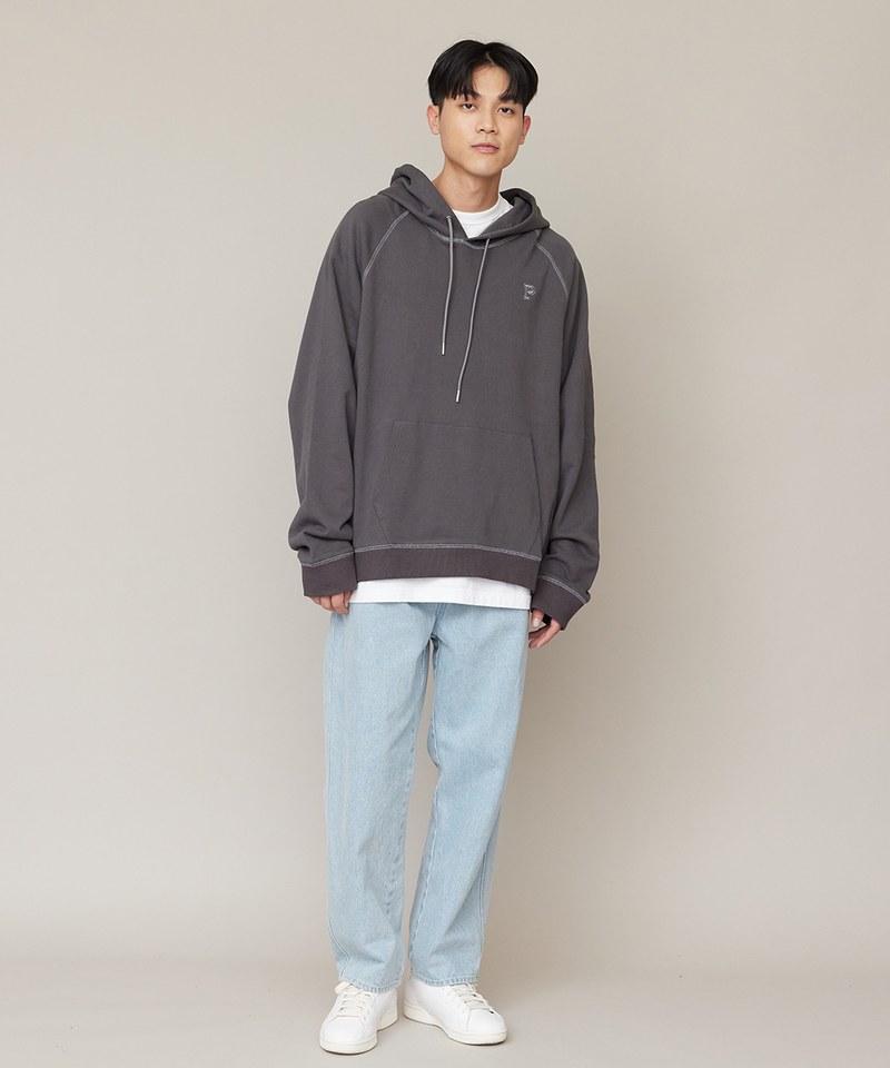 P-LOGO 鬆身帽TEE