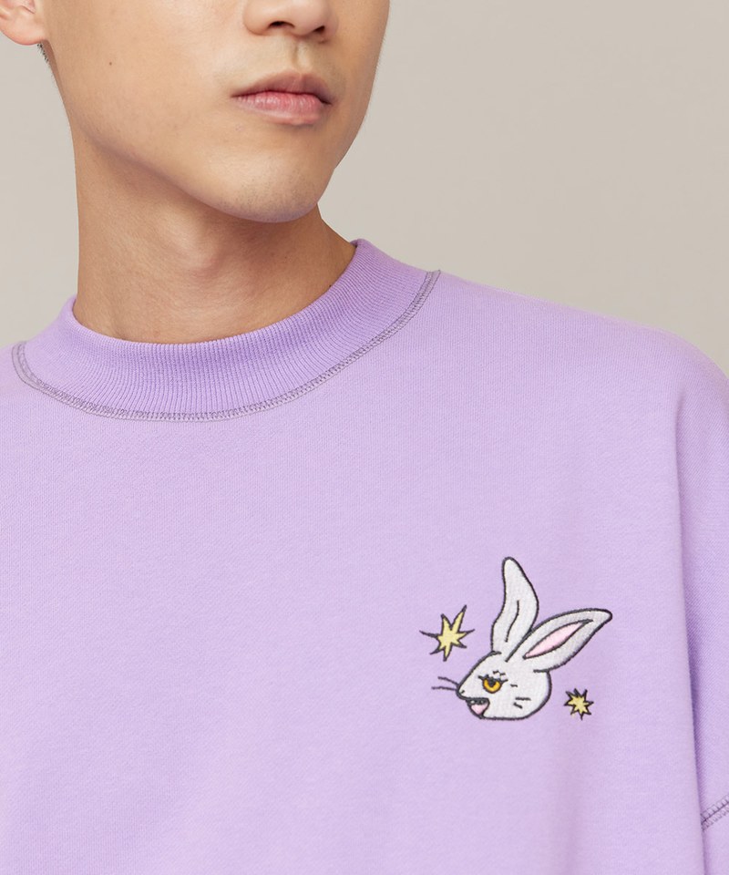 福兔刺繡鬆身衛衣