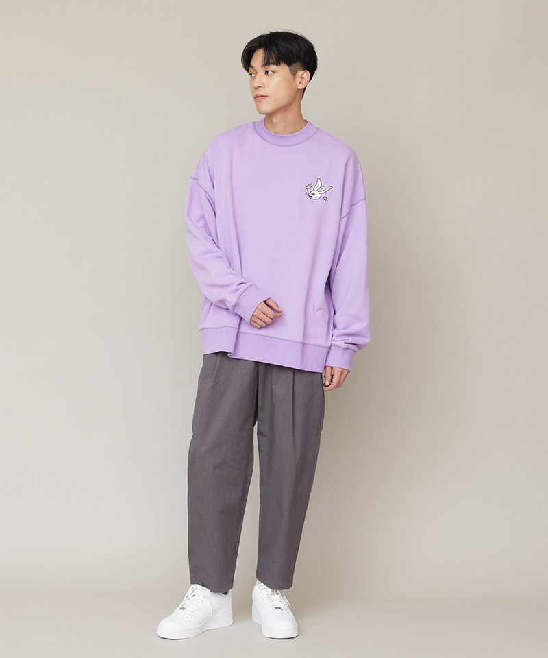 福兔刺繡鬆身衛衣
