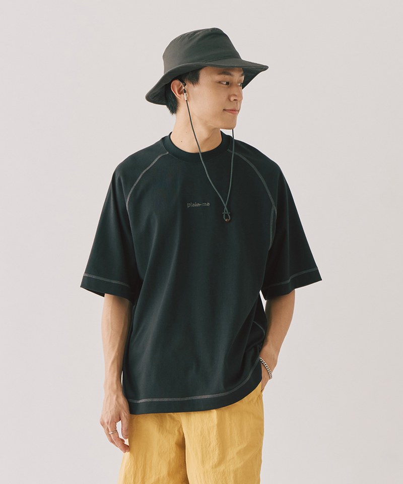 PLN0035-231 爬線剪裁logo TEE