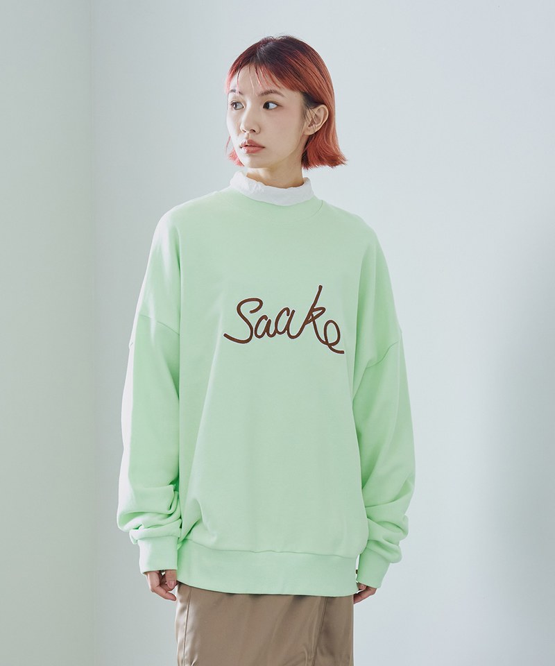 SAA0005-232 SAAKO刺繡鬆身衛衣