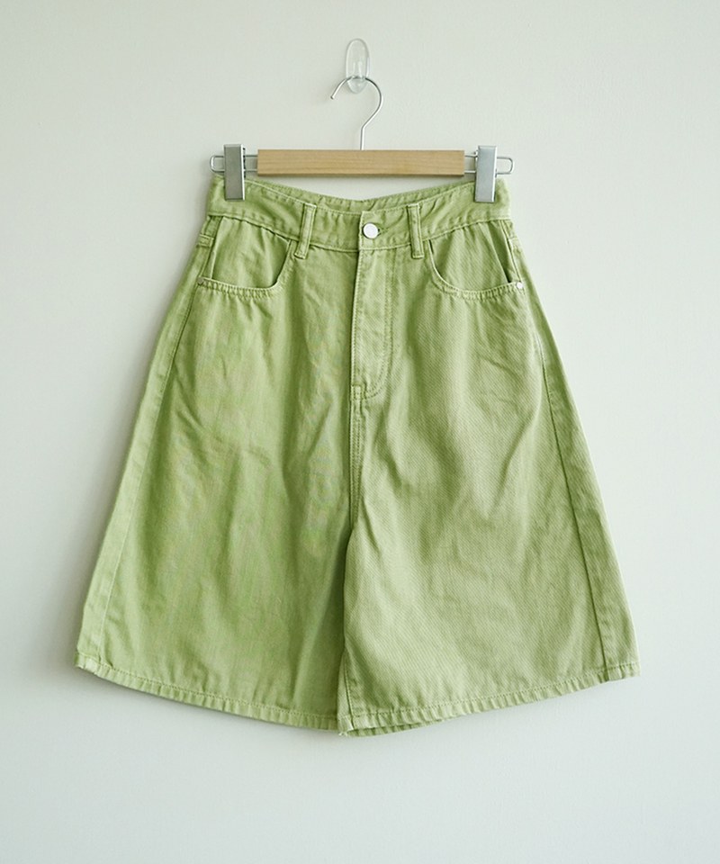 SAA1701-232 水洗純色寬鬆短褲