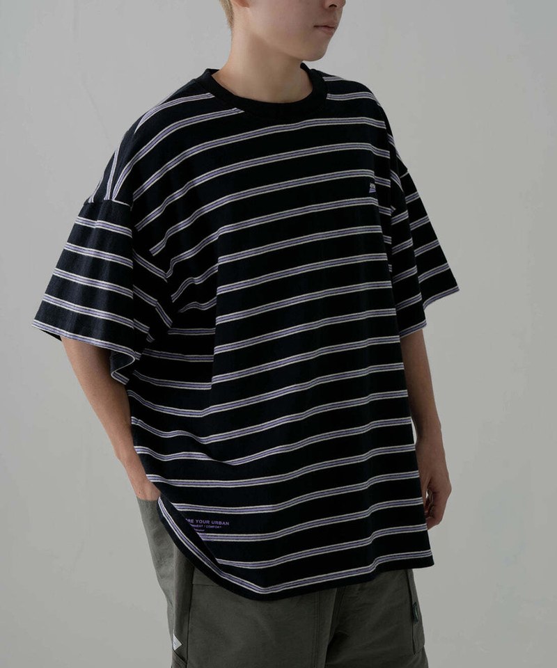 條紋短Tee Multi Stripe SS