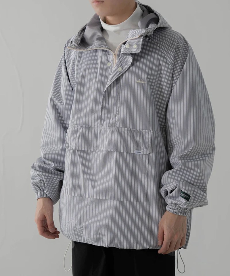 條紋拉鍊套頭衫 Stripe Zip up Pullover