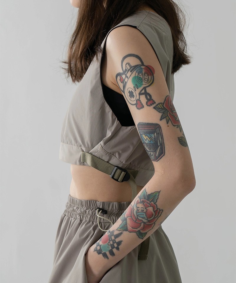 短版背心 Sporty Nylon Webbing Top