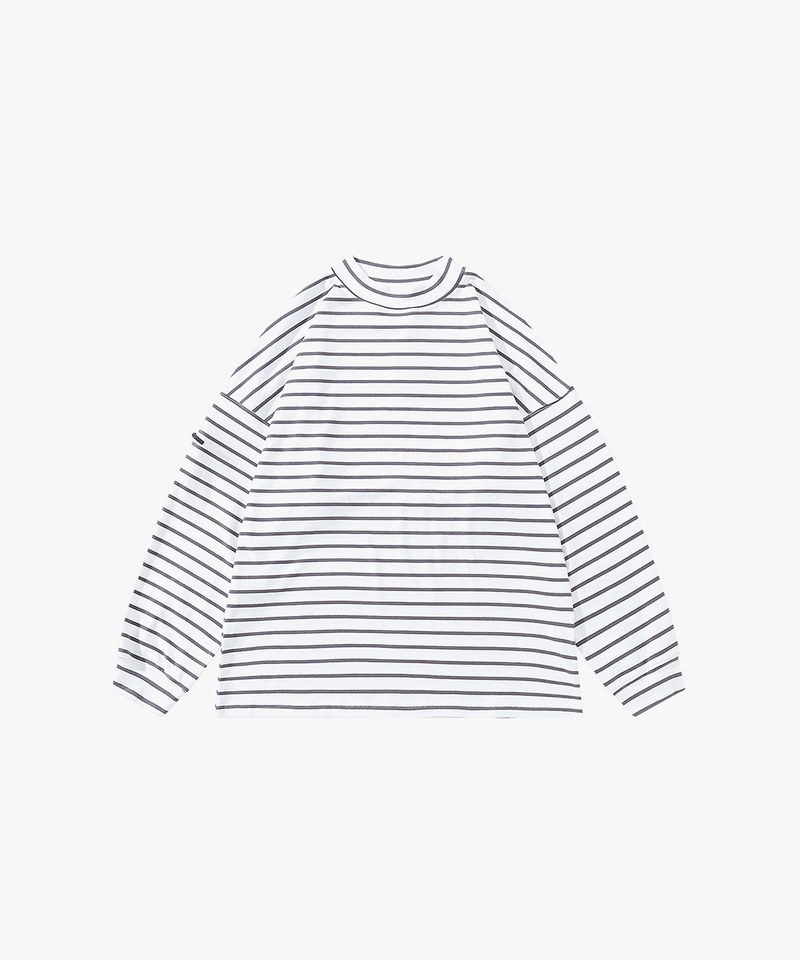 TBS0001-231 條紋長TEE TopBasics Striped Stretchable T-Shirt