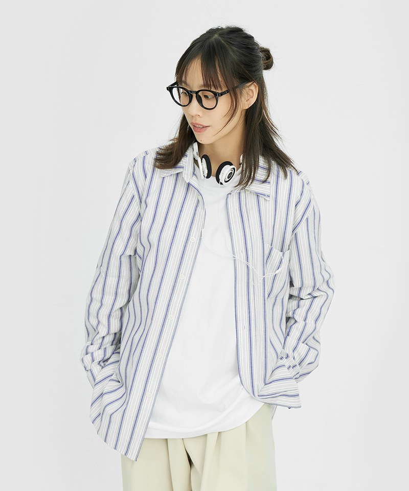 TBS0207-232 直條紋襯衫 Striped Cotton Shirt
