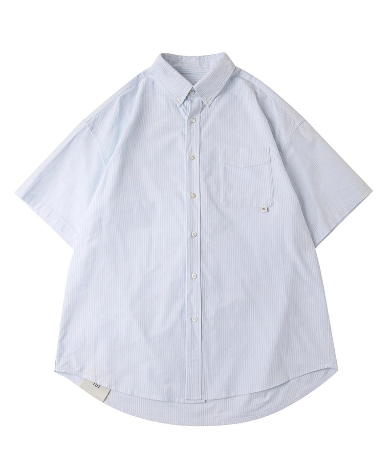 AUL0204-221 條紋寬鬆短袖襯衫 STRIPES BIG BOY B＊D SHIRT