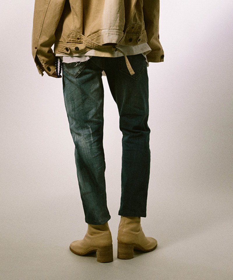 LEVIS REDefined by plain-me 刷漆修身窄管牛仔褲