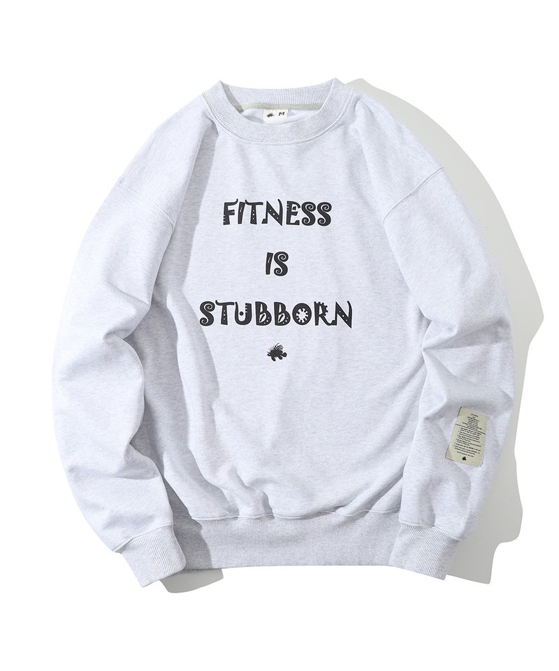 CSB0106-222 圓領衛衣 Fitness Is Stubborn Sweater