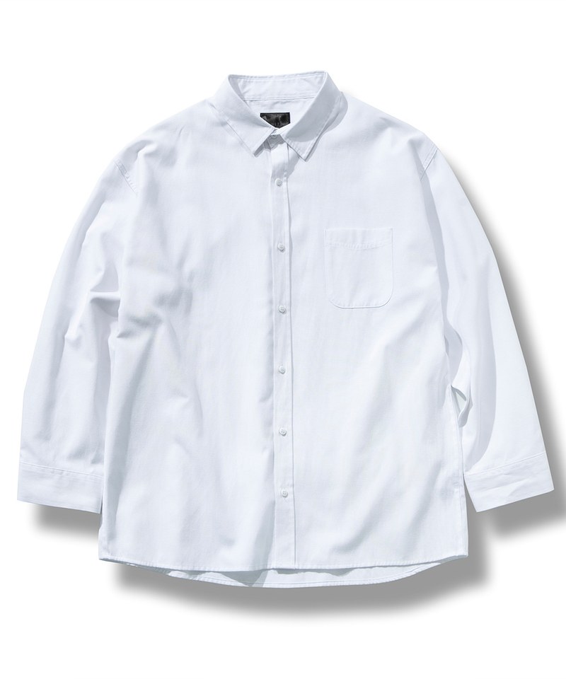 寬鬆素面長袖襯衫 BASIC RELAXFIT SHIRTS-ALL SEASON
