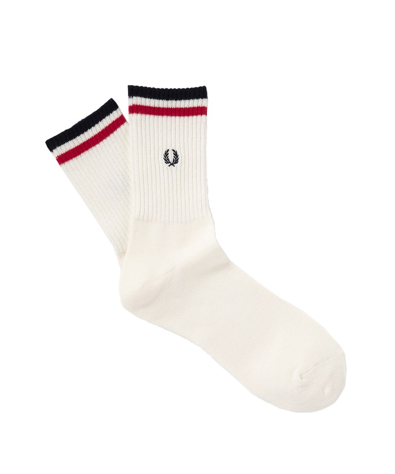 FRP99150 F19805 雙滾邊中筒襪 TIPPED SHORT SOCKS