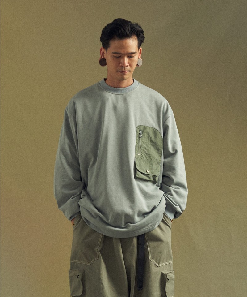 FTM0026-222 口袋長TEE Ripstop Pocket Lite Sweater