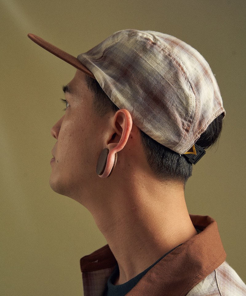 FTM2317-222 格紋便帽 5 Panel Plaid Cap