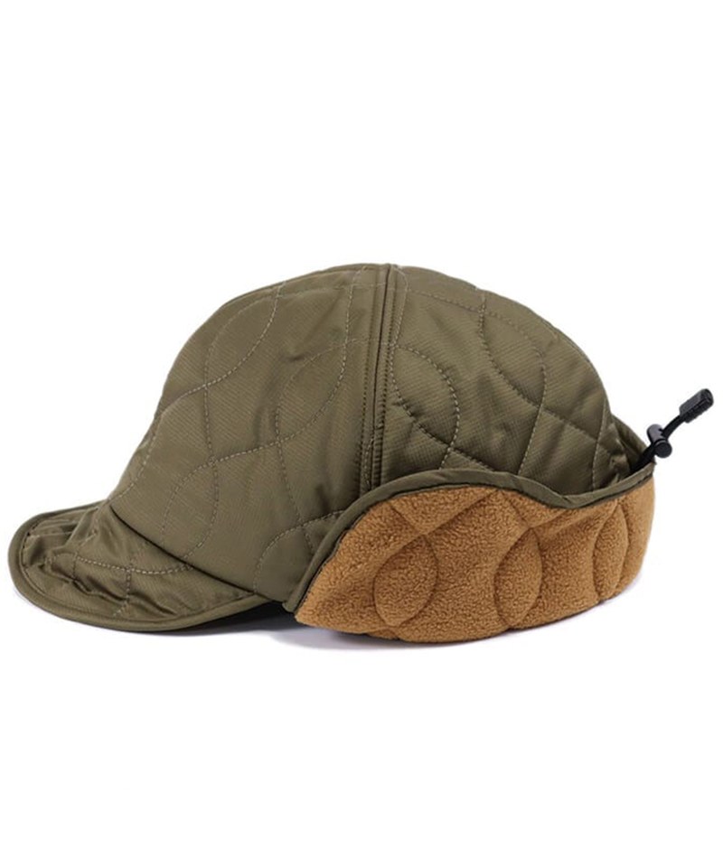 HLC2369-222 绗縫便帽 Flutter Flap Cap