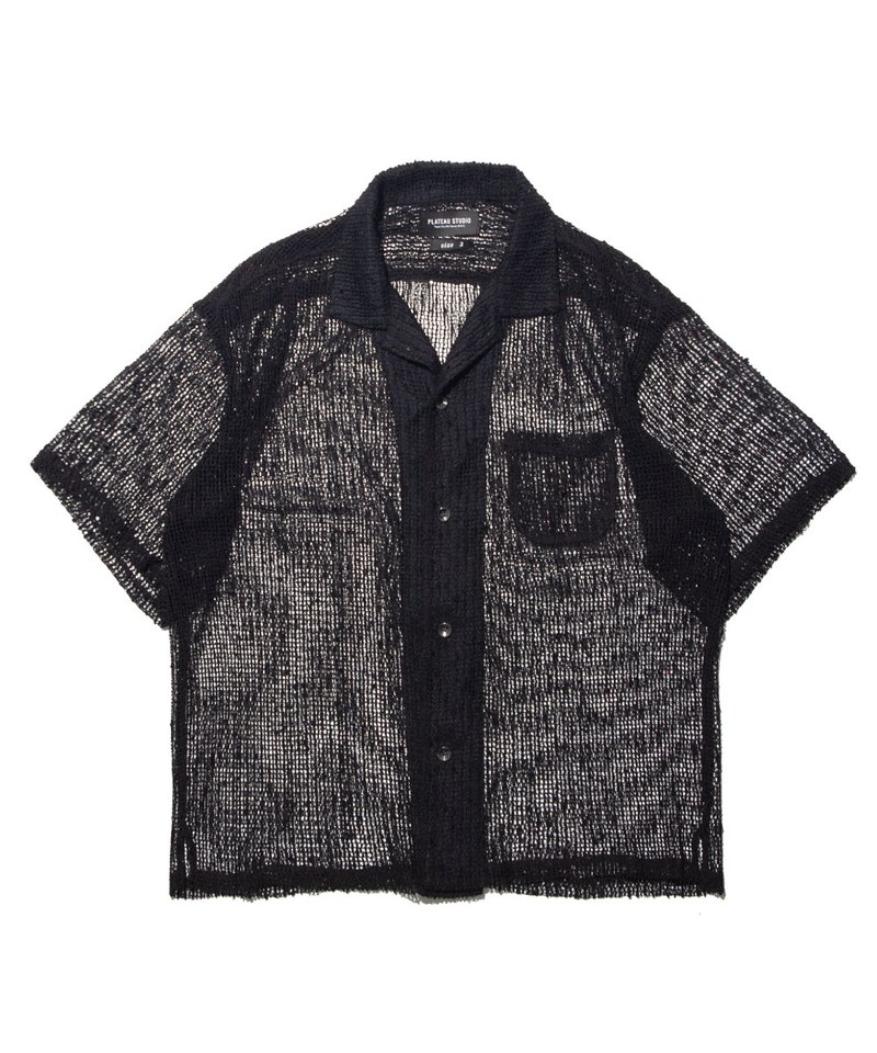 PLT99153 蕾絲短袖襯衫 pilling lace shirt