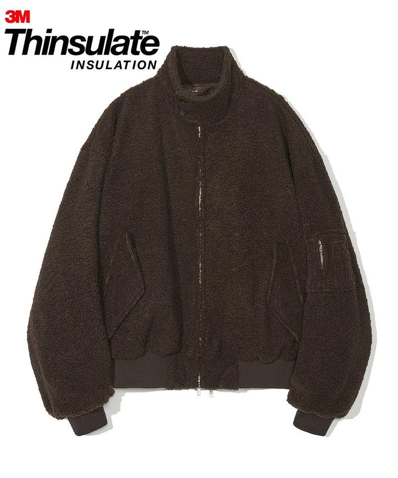 PTM1103-222 絨毛立領飛行外套 3M Thinsulate Boa Fleece Overfit Blouson
