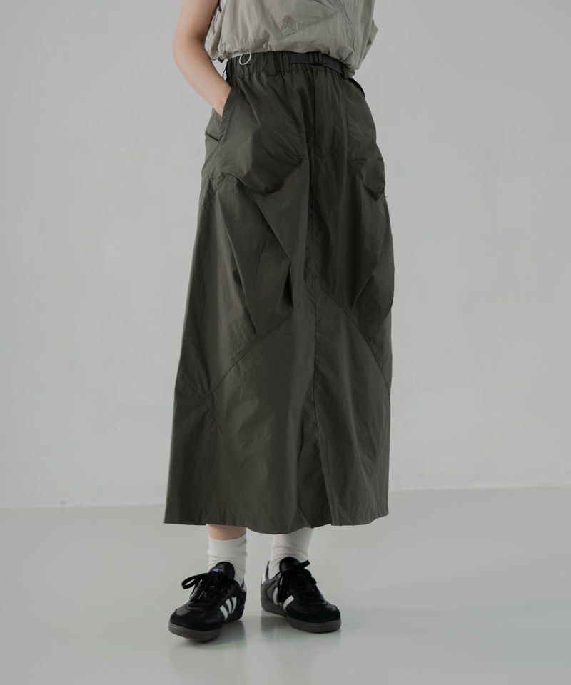 可調節傘裙 Parachute Straight Skirt