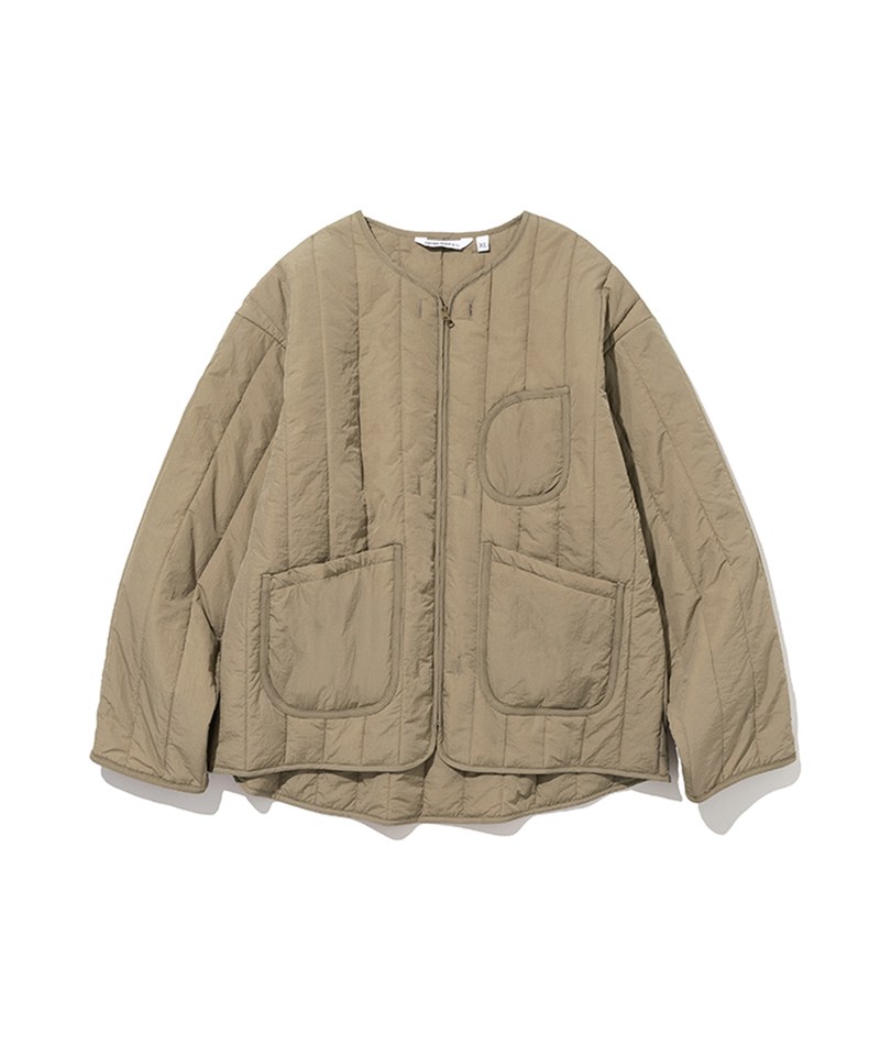 UNB1119-222 直紋絎縫外套 22fw quilted liner jacket