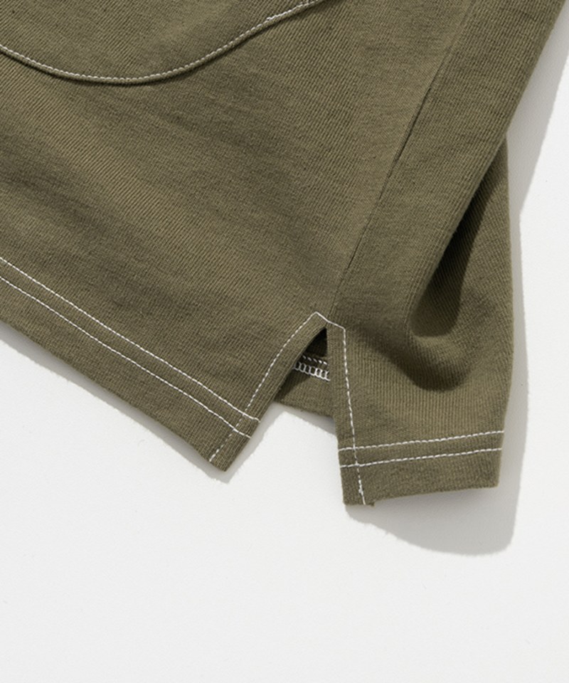 撞色POLO衫 POCKET STITCH POLO TEE