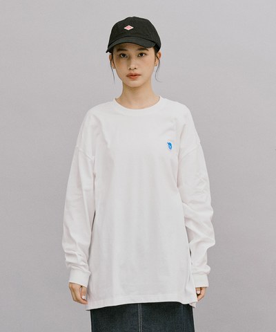 小P社長logo多色長袖TEE