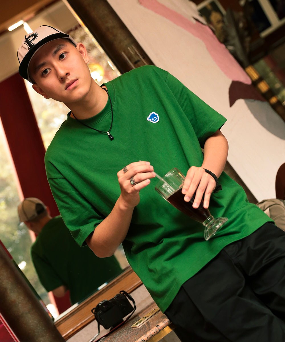 小P社長logo多色TEE