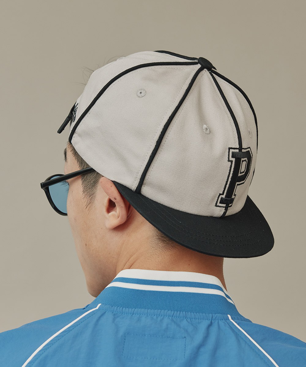 P-logo短簷棒球帽