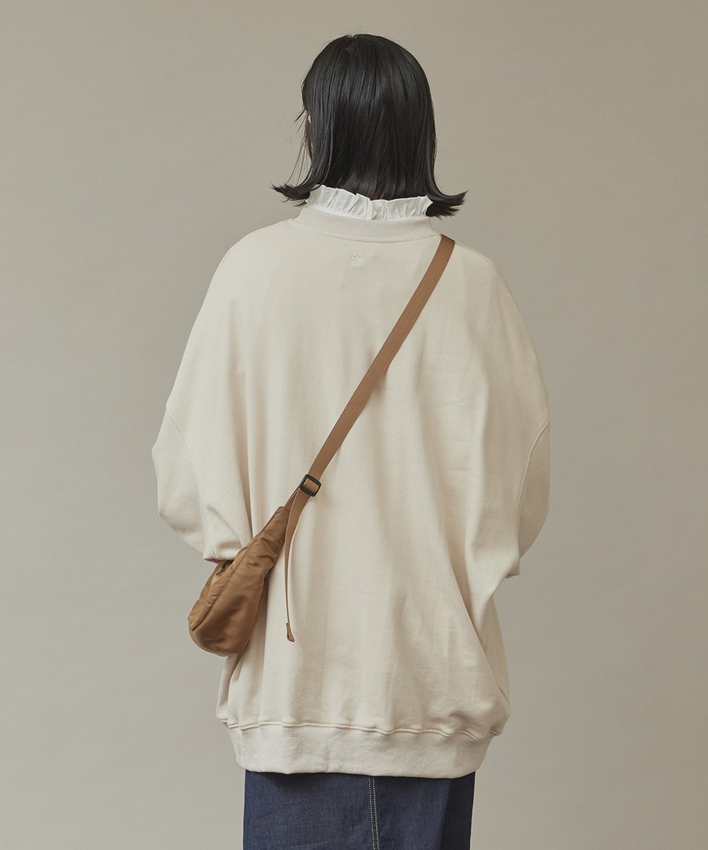 圓領Oversize刺繡衛衣