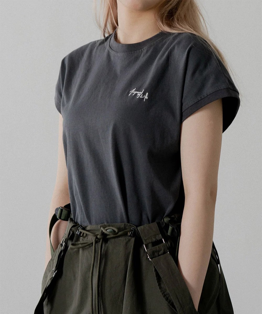 印花logo Tee Little Logo Printing Tee
