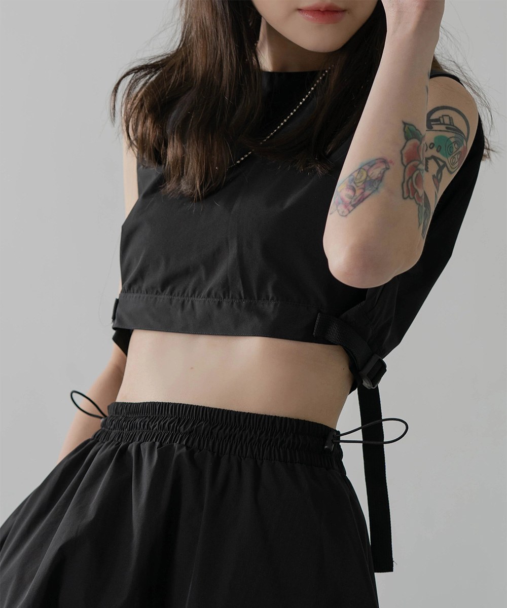 短版背心 Sporty Nylon Webbing Top