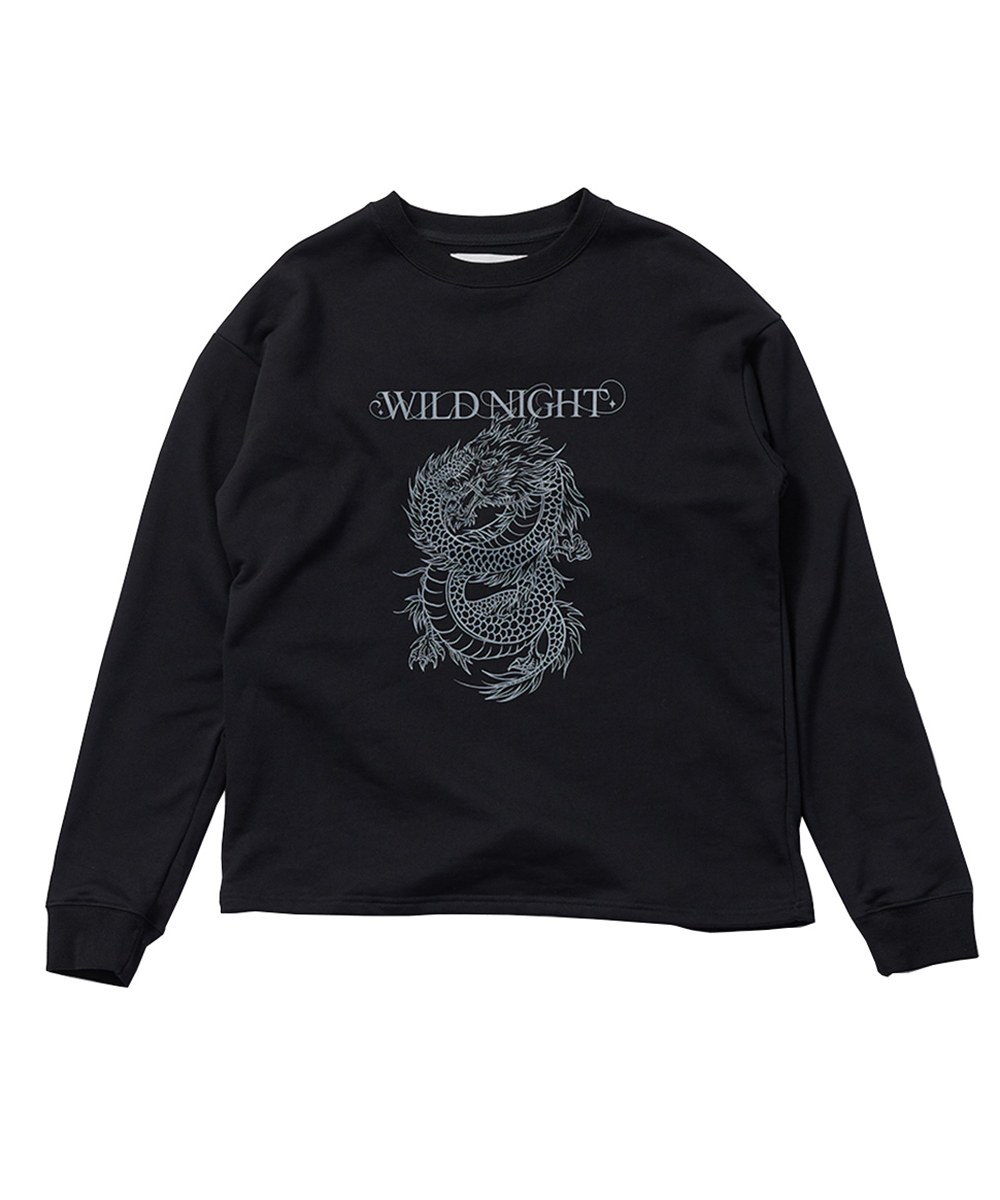  Dragon Sweatshirt*乘龍衛衣 - black-3