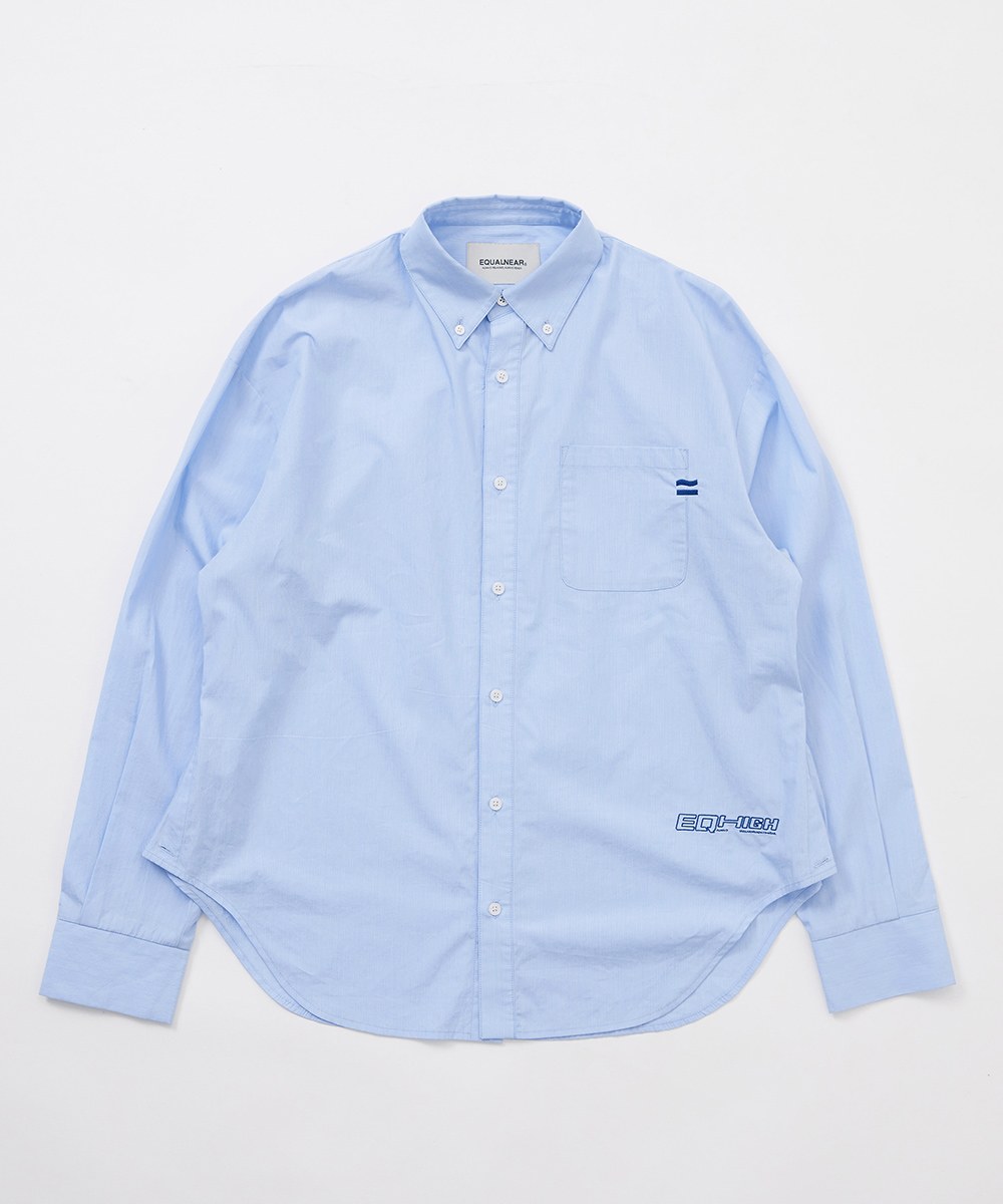  高EQ長袖襯衫 EQ-HIGH Ls shirt - blue-3