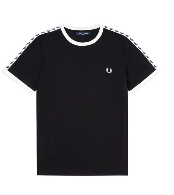 M6347 TAPED RINGER T-SHIRT 月桂冠滾邊上衣