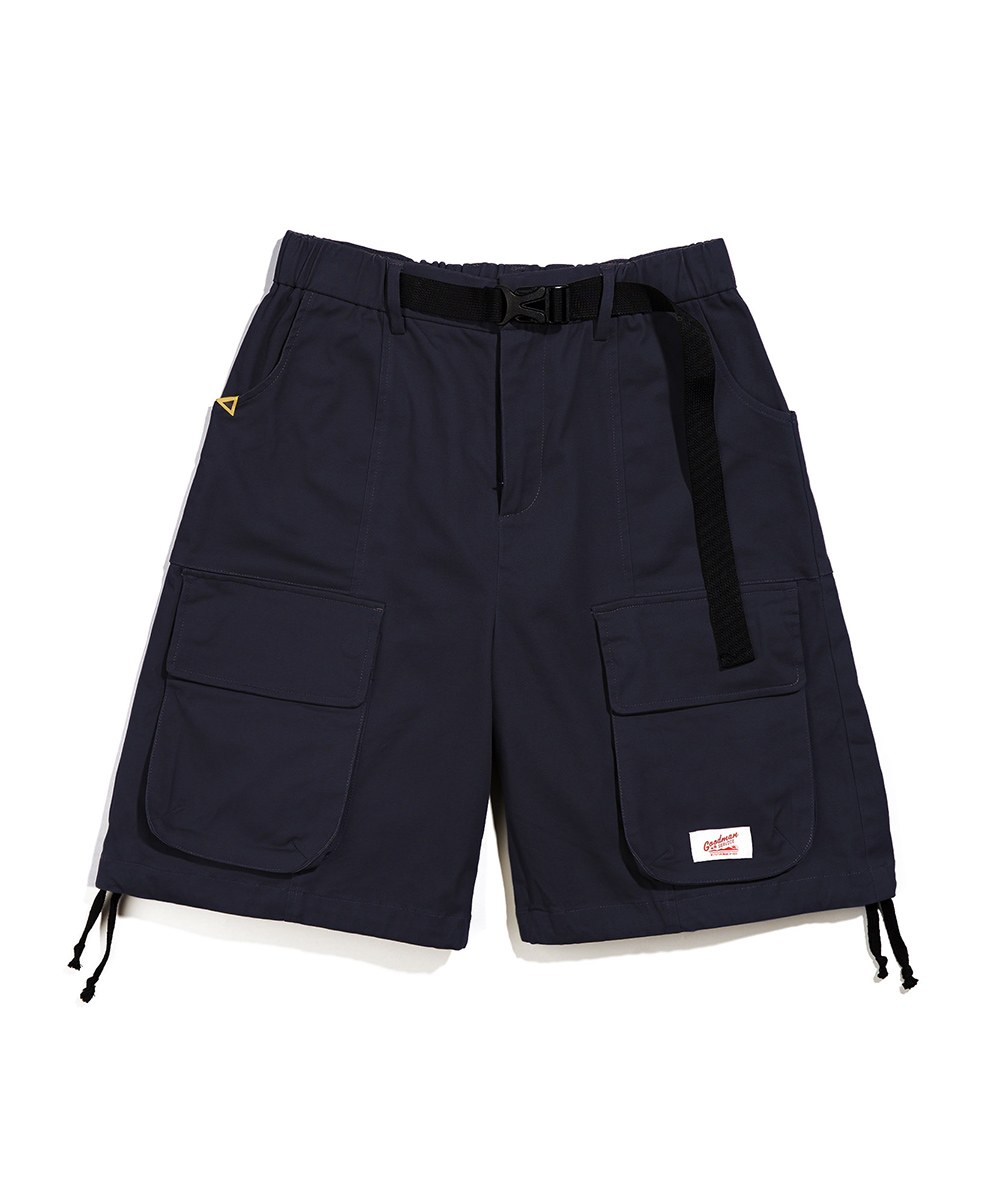  多口袋工作短褲 Very Cargo Shorts - Navy Blue-XL