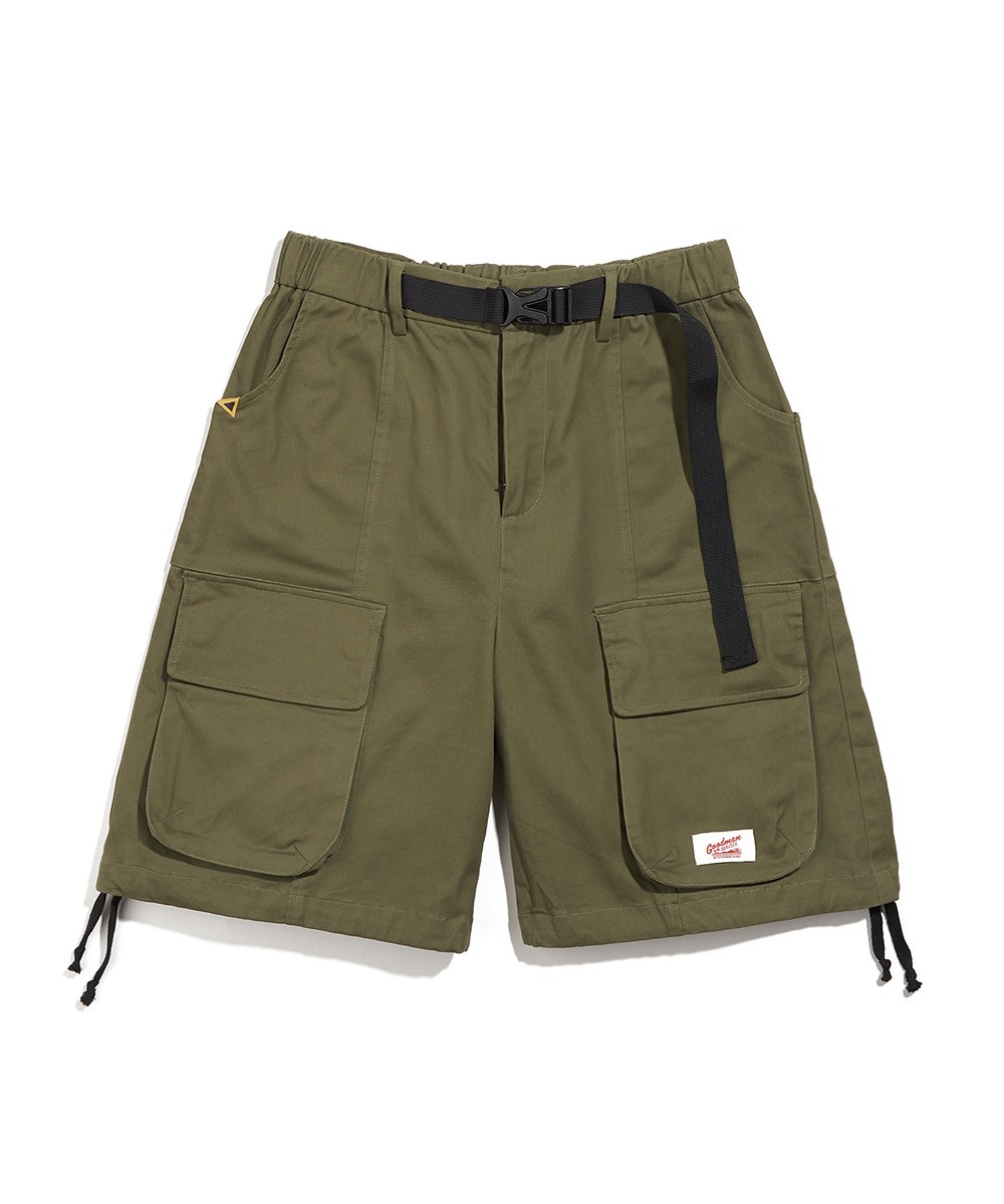  多口袋工作短褲 Very Cargo Shorts - Olive Green-XL