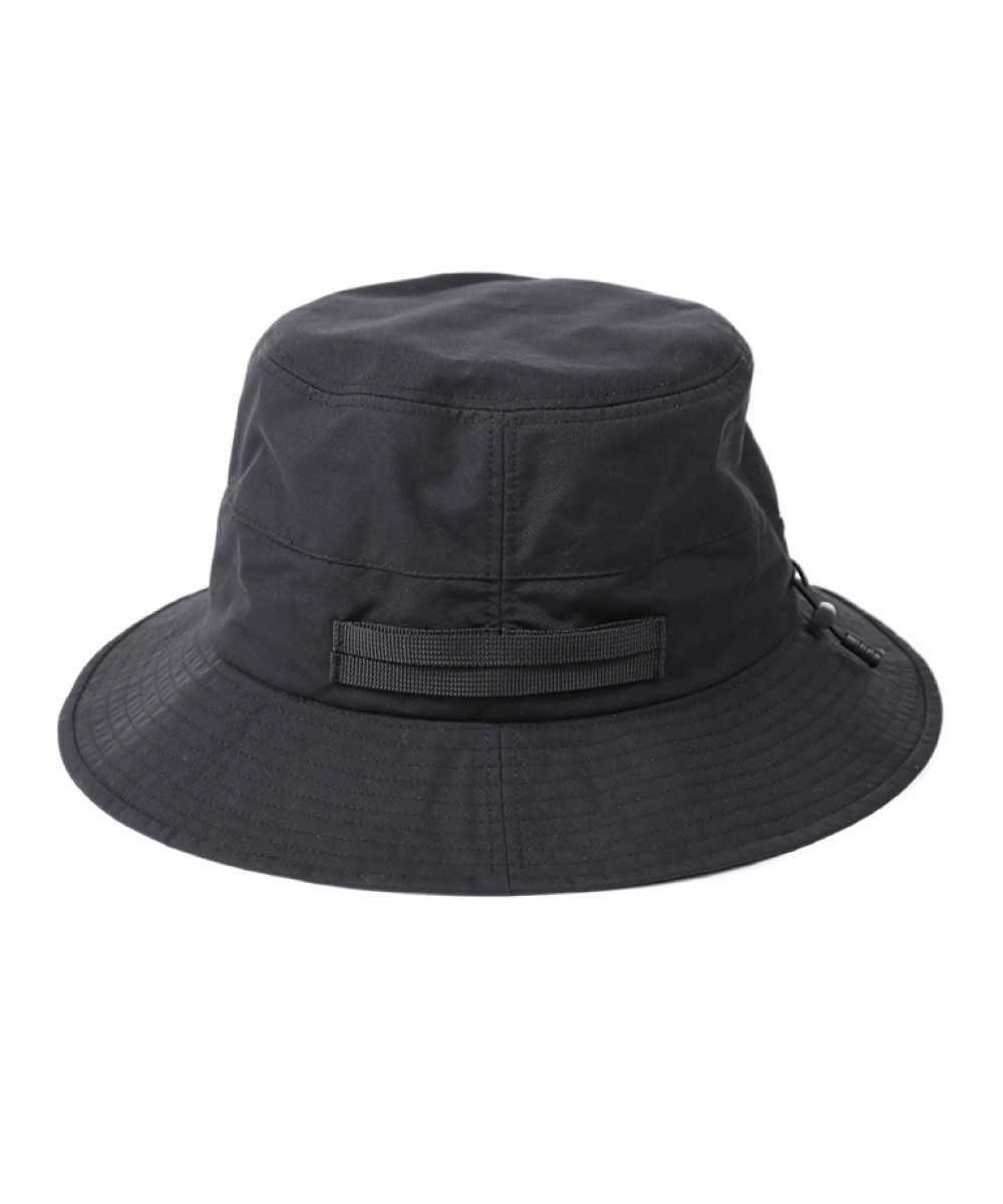  防潑水漁夫帽 Bend Banner Hat - Black-F