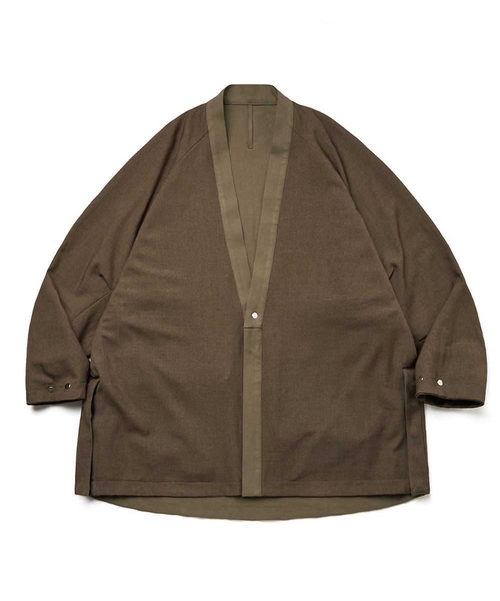  MELSIGN 和風外套 2-way Functional Kimono Overcoat - Khaki-XL