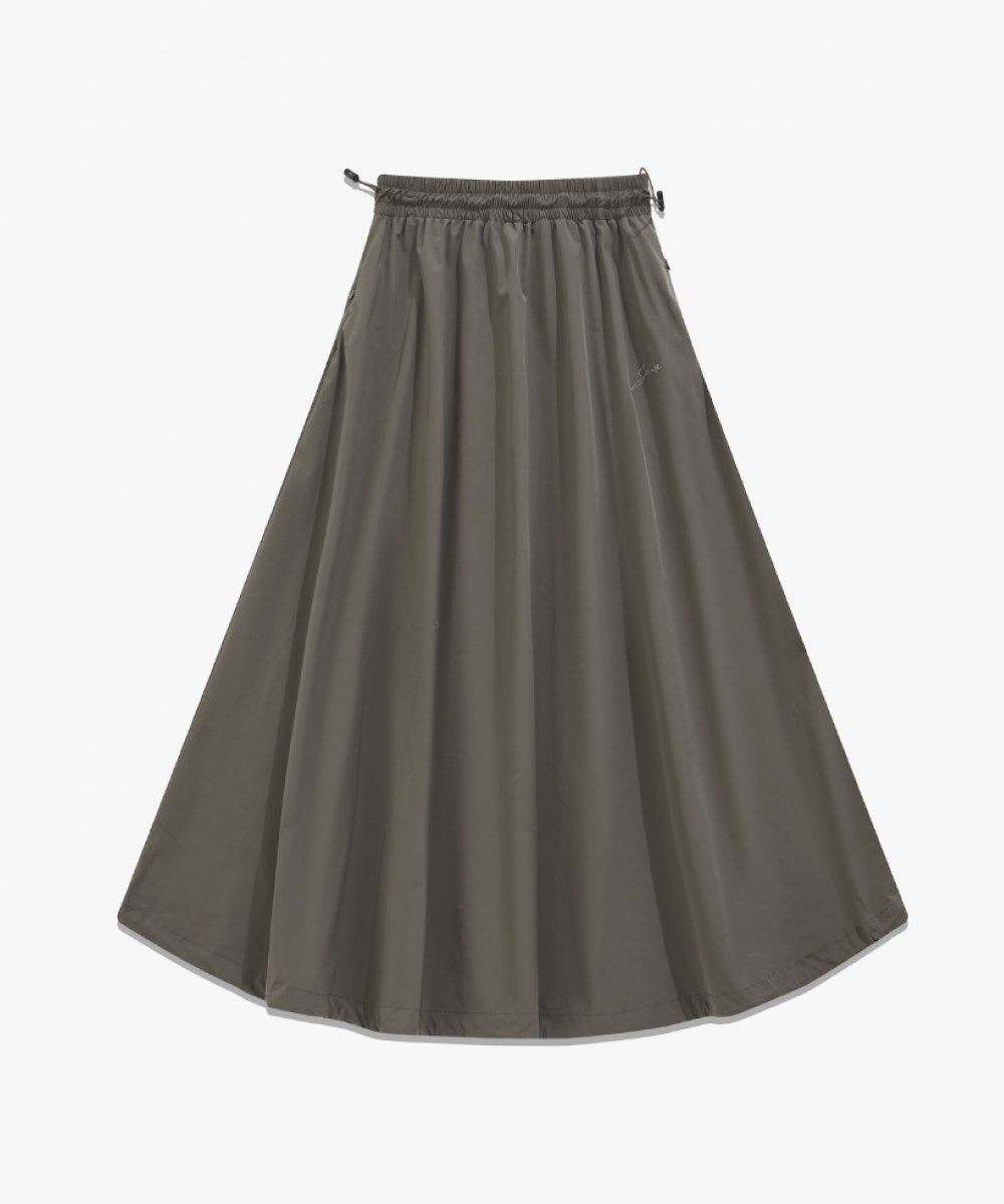 抽繩長裙 Sporty Nylon Full Skirts