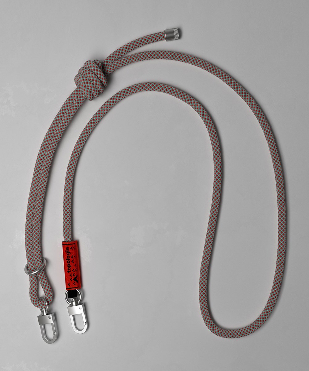  Topologie Wares 8mm Rope 繩索背帶 - 灰紅藍混色格紋-F