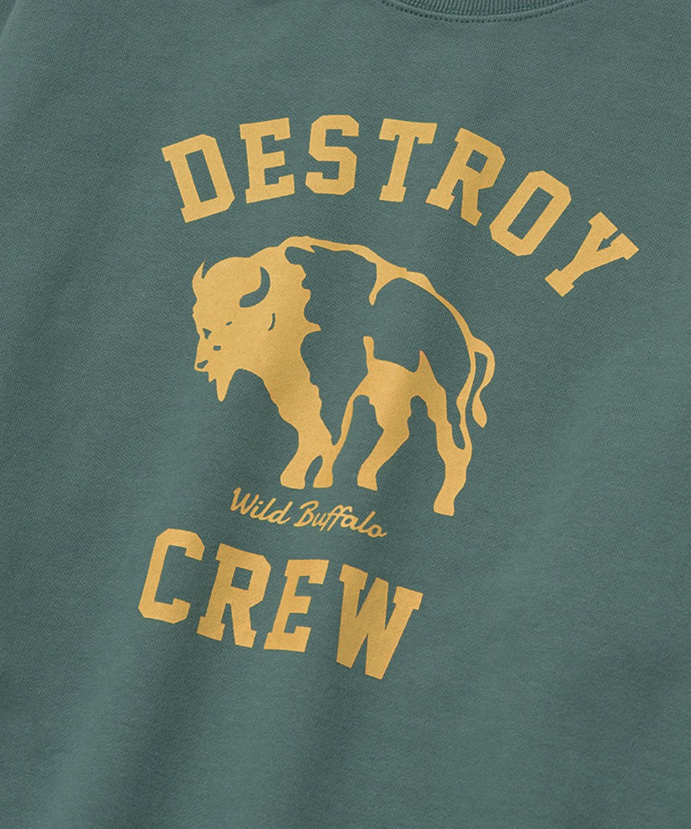 野牛印花長袖衛衣 destroy buffalo sweatshirts